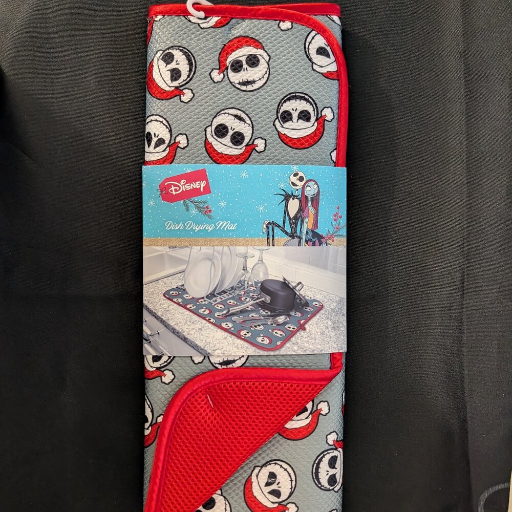 Nightmare Before Christmas Dish Drying Mat